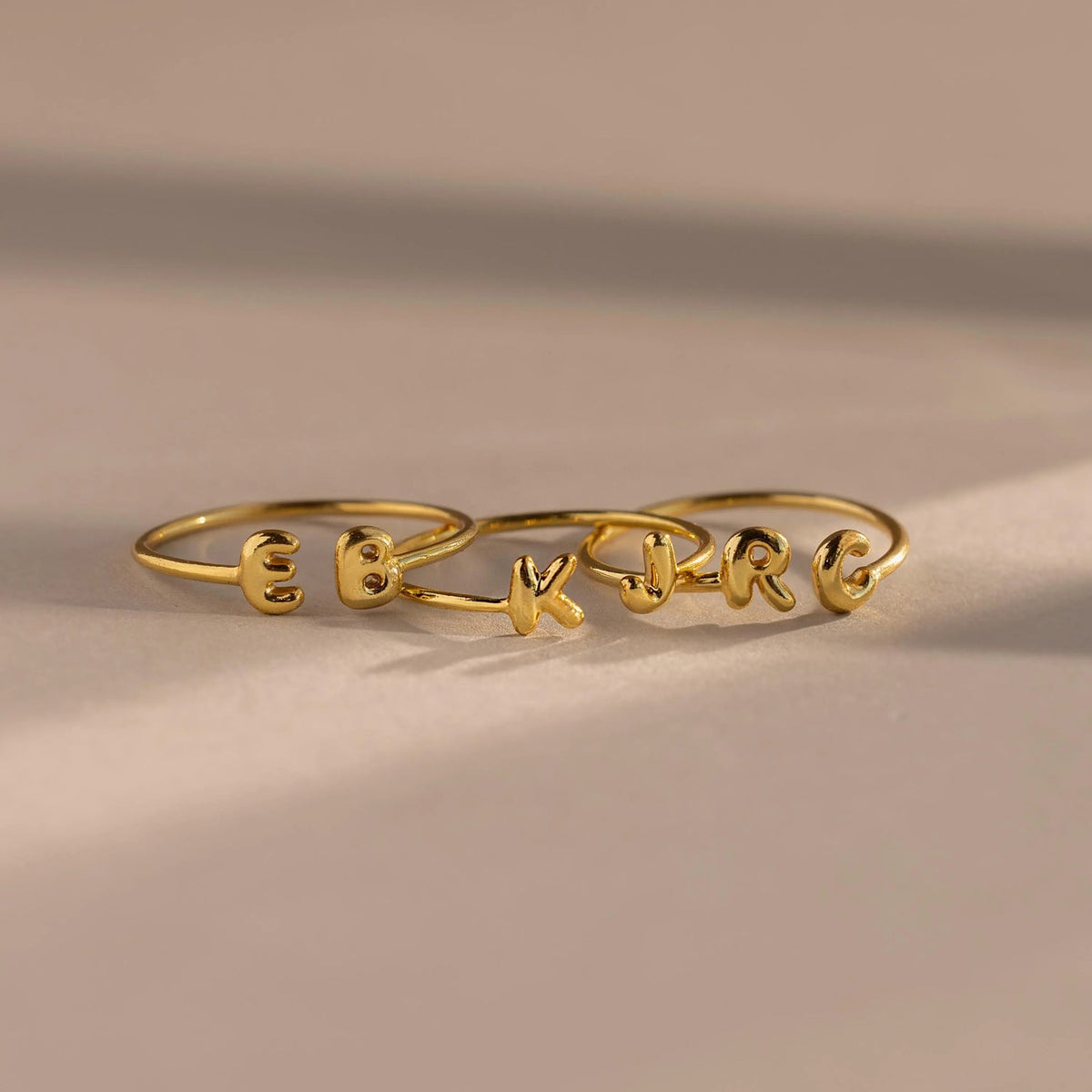 Duo Bubble Initial Ring