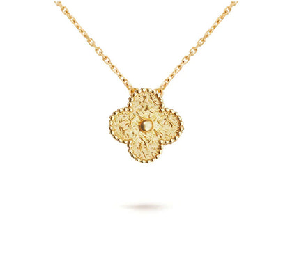 [Cadisa]CLOVER 15MM SINGLE FLOWER NECKLACE COLLECTION