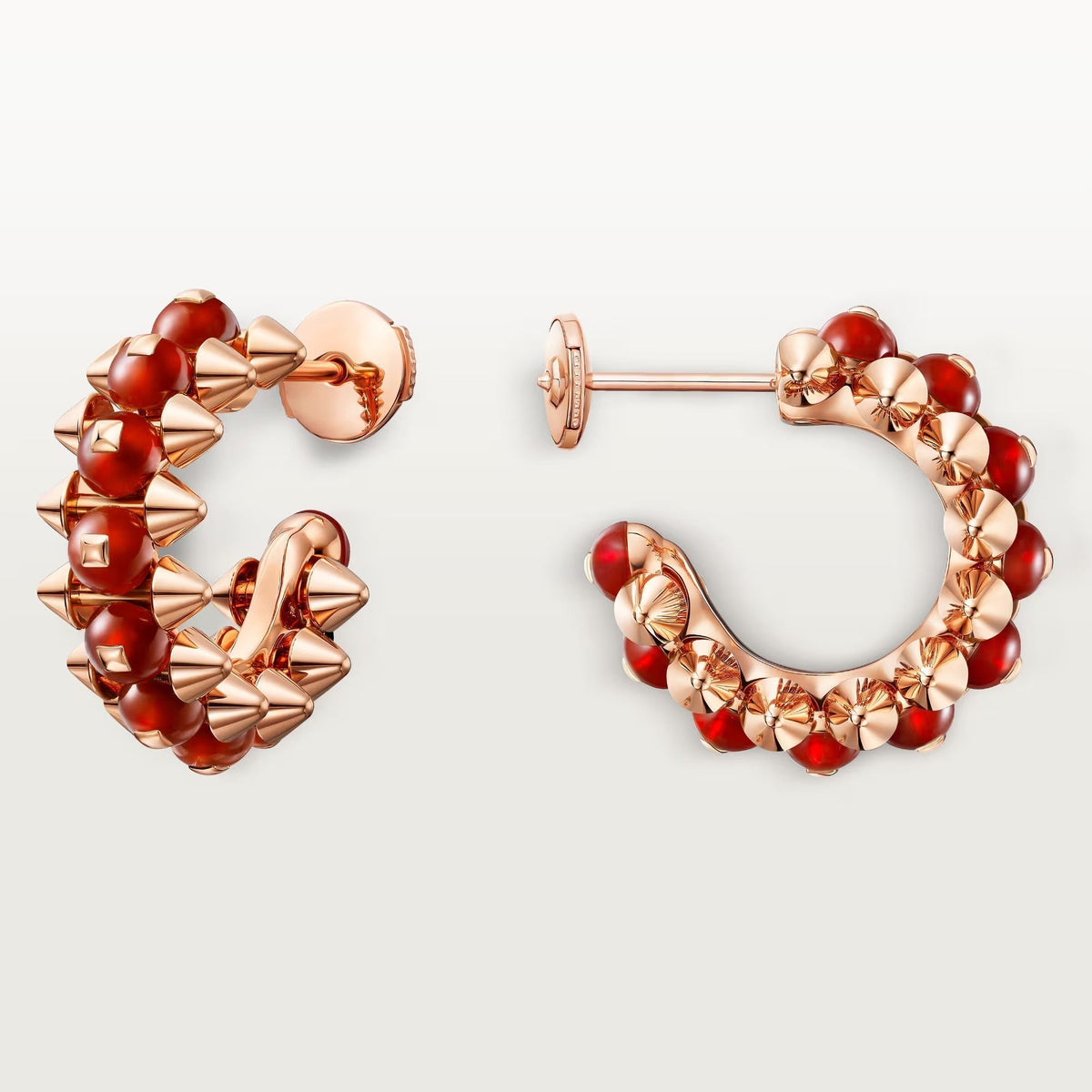 [Cadisa] CLASH 7.9MM AGATE CHALCEDONY EARRINGS