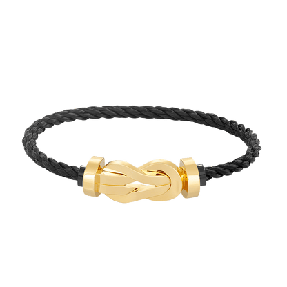 [Cadisa]CHANCE LARGE 8 FIGURE BUCKLE NO DIAMOND BRACELET GOLD