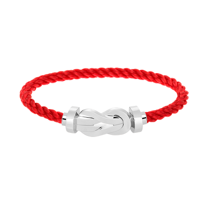 [Cadisa]CHANCE LARGE 8 FIGURE BUCKLE NO DIAMOND BRACELET SILVER