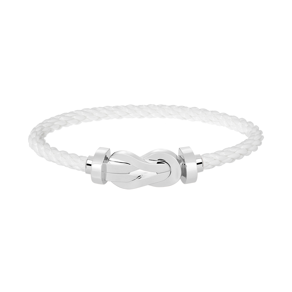 [Cadisa]CHANCE LARGE 8 FIGURE BUCKLE NO DIAMOND BRACELET SILVER