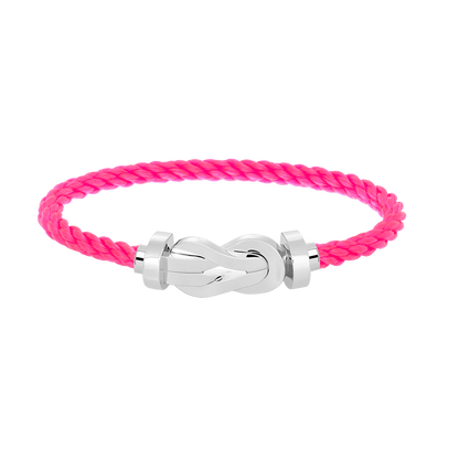 [Cadisa]CHANCE LARGE 8 FIGURE BUCKLE NO DIAMOND BRACELET SILVER
