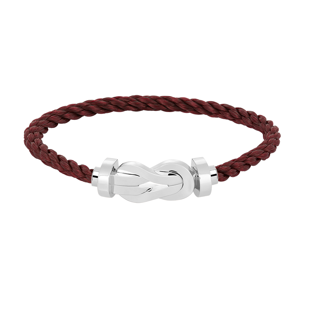 [Cadisa]CHANCE LARGE 8 FIGURE BUCKLE NO DIAMOND BRACELET SILVER