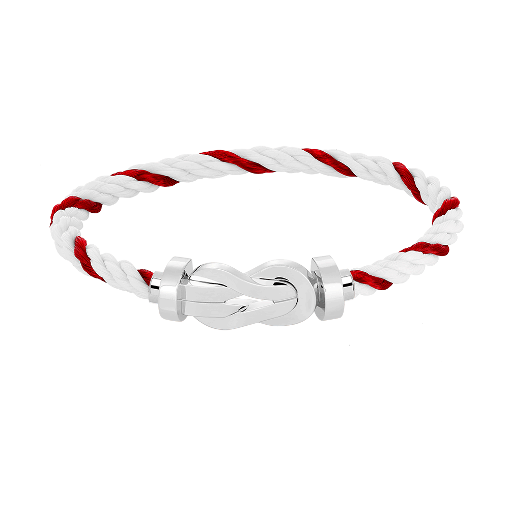 [Cadisa]CHANCE LARGE 8 FIGURE BUCKLE NO DIAMOND BRACELET SILVER