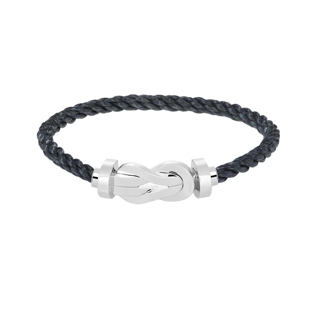 [Cadisa]CHANCE LARGE 8 FIGURE BUCKLE NO DIAMOND BRACELET SILVER