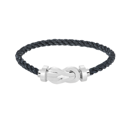 [Cadisa]CHANCE LARGE 8 FIGURE BUCKLE NO DIAMOND BRACELET SILVER