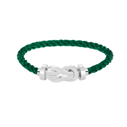 [Cadisa]CHANCE LARGE 8 FIGURE BUCKLE NO DIAMOND BRACELET SILVER