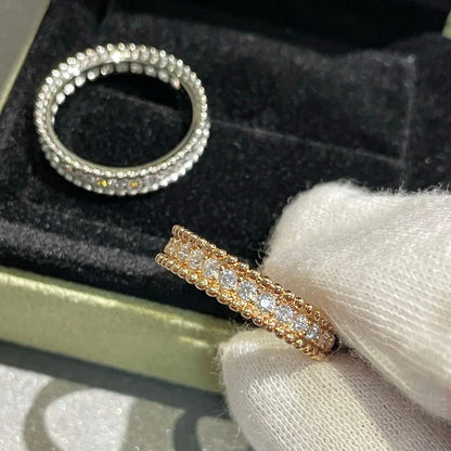 [Cadisa]PERLEE DIAMOND ROSE GOLD RING