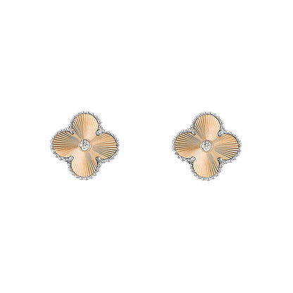 [Cadisa]CLOVER SILVER 15MM EARRINGS COLLECTION