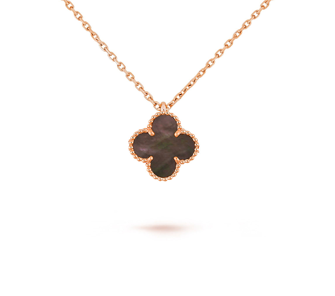 [Cadisa]CLOVER MINI 9.5MM CARNELIANS NECKLACE COLLECTION