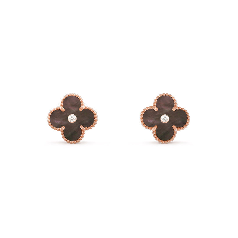 [Cadisa]CLOVER  15MM DIAMOND EARRINGS COLLECTION