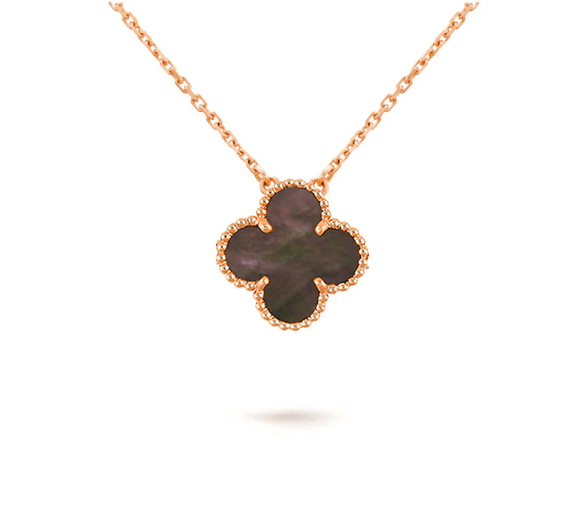 [Cadisa]CLOVER 15MM SINGLE FLOWER NECKLACE COLLECTION