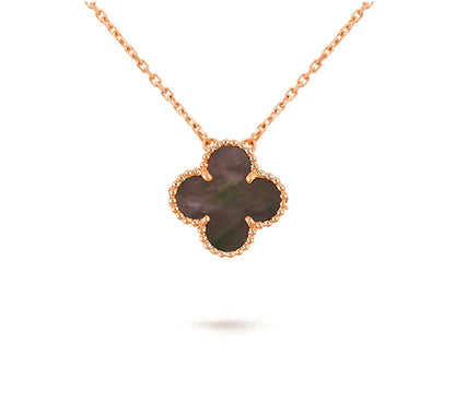 [Cadisa]CLOVER 15MM SINGLE FLOWER NECKLACE COLLECTION