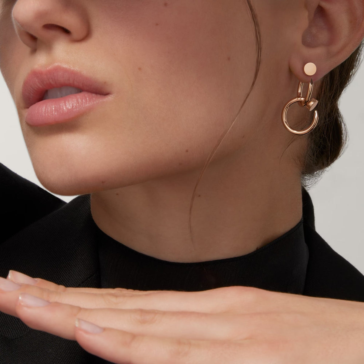 [Cadisa] JUSTE NO DIAMOND DOUBLE EARRINGS