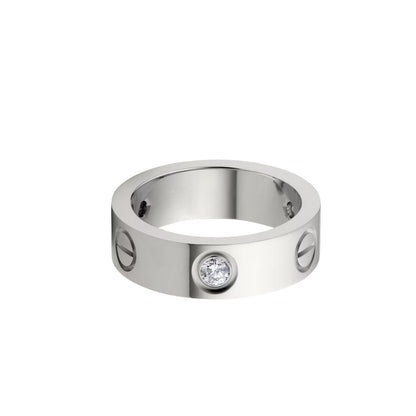 [Cadisa] LOVE 5.5MM 3 DIAMOND RING