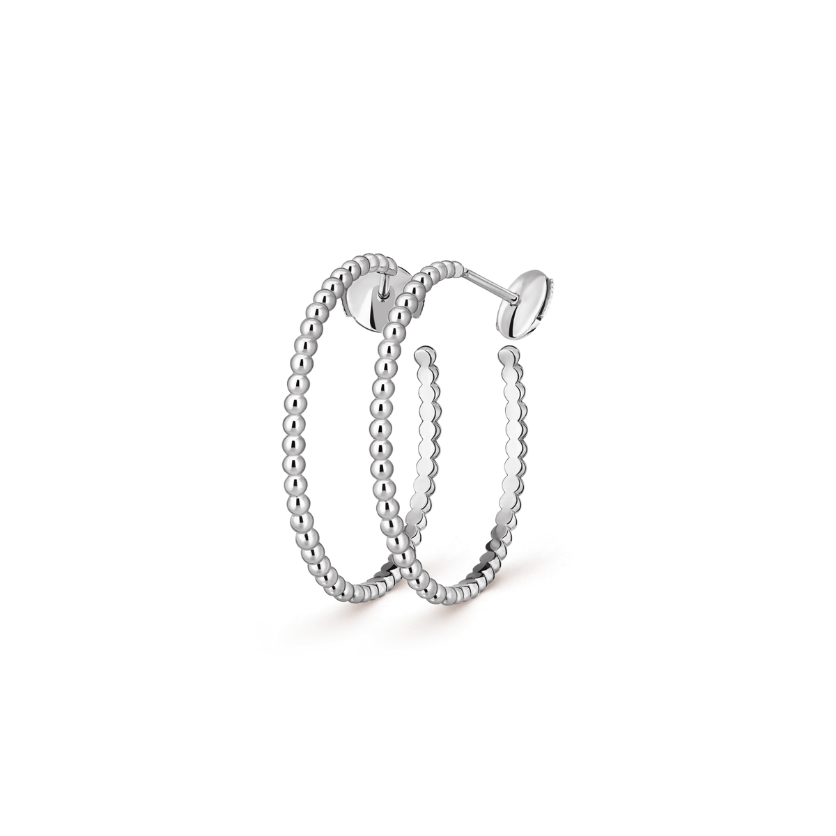 [Cadisa] SMOOTH BEAD STUD EARRINGS