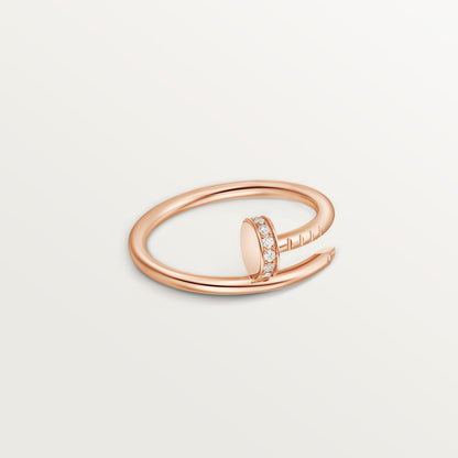 [Cadisa] JUSTE 1.8MM HALF DIAMOND RING