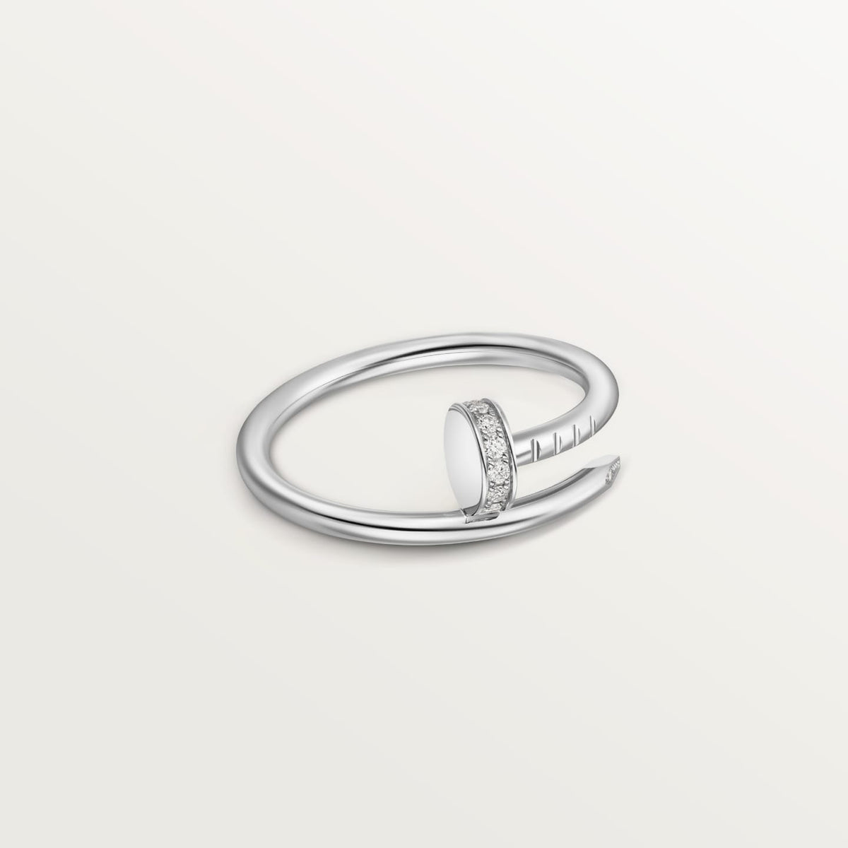 [Cadisa] JUSTE 1.8MM HALF DIAMOND RING