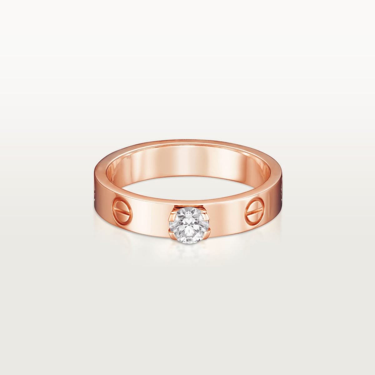 [Cadisa] LOVE RING 3.6MM 1 BIG DIAMOND