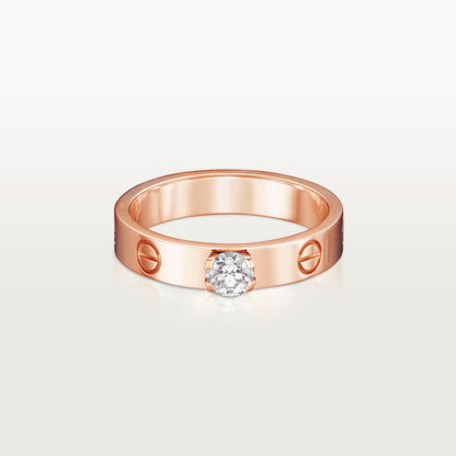 [Cadisa] LOVE RING 3.6MM 1 BIG DIAMOND