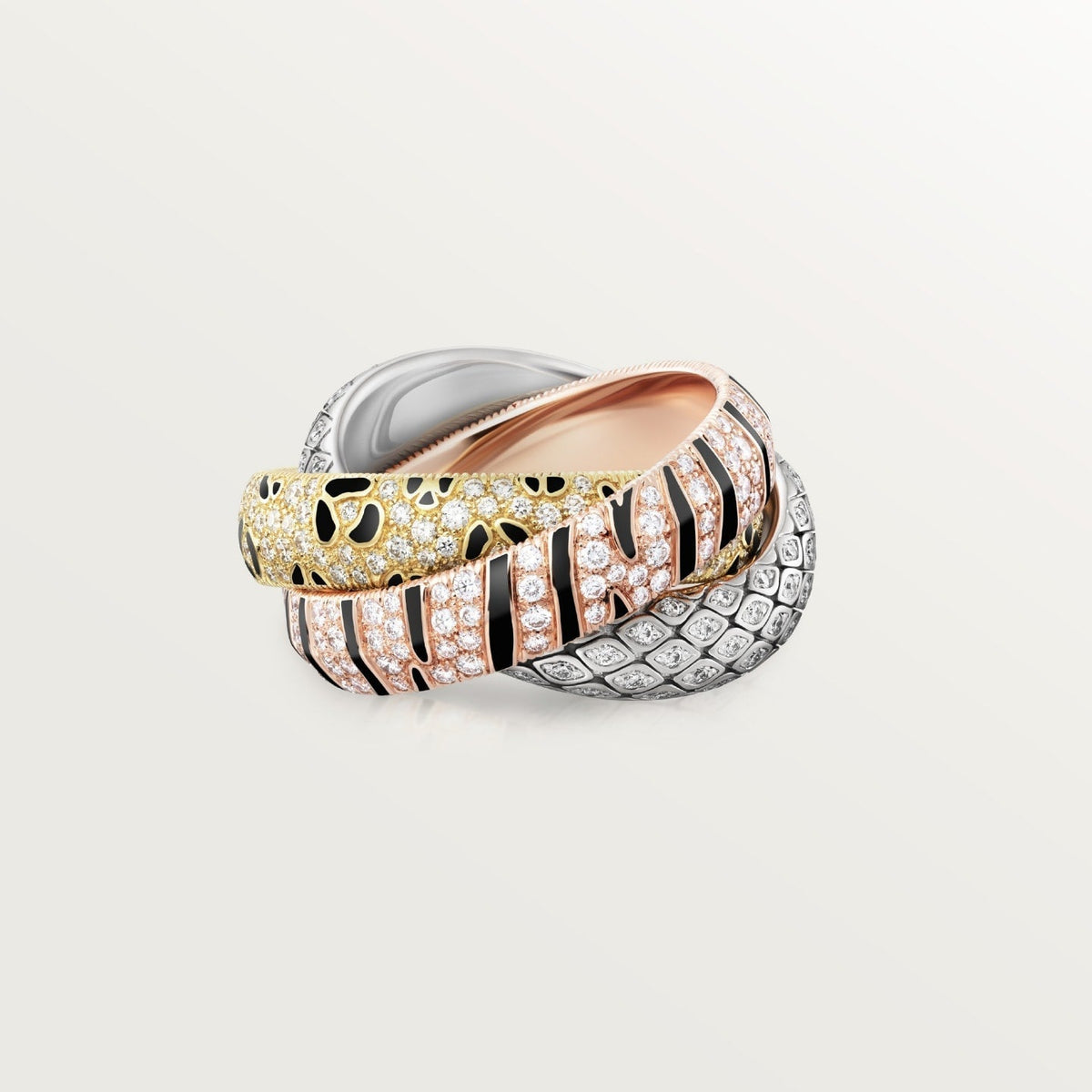 [Cadisa] TRINITY  RING LEOPARD PRINT