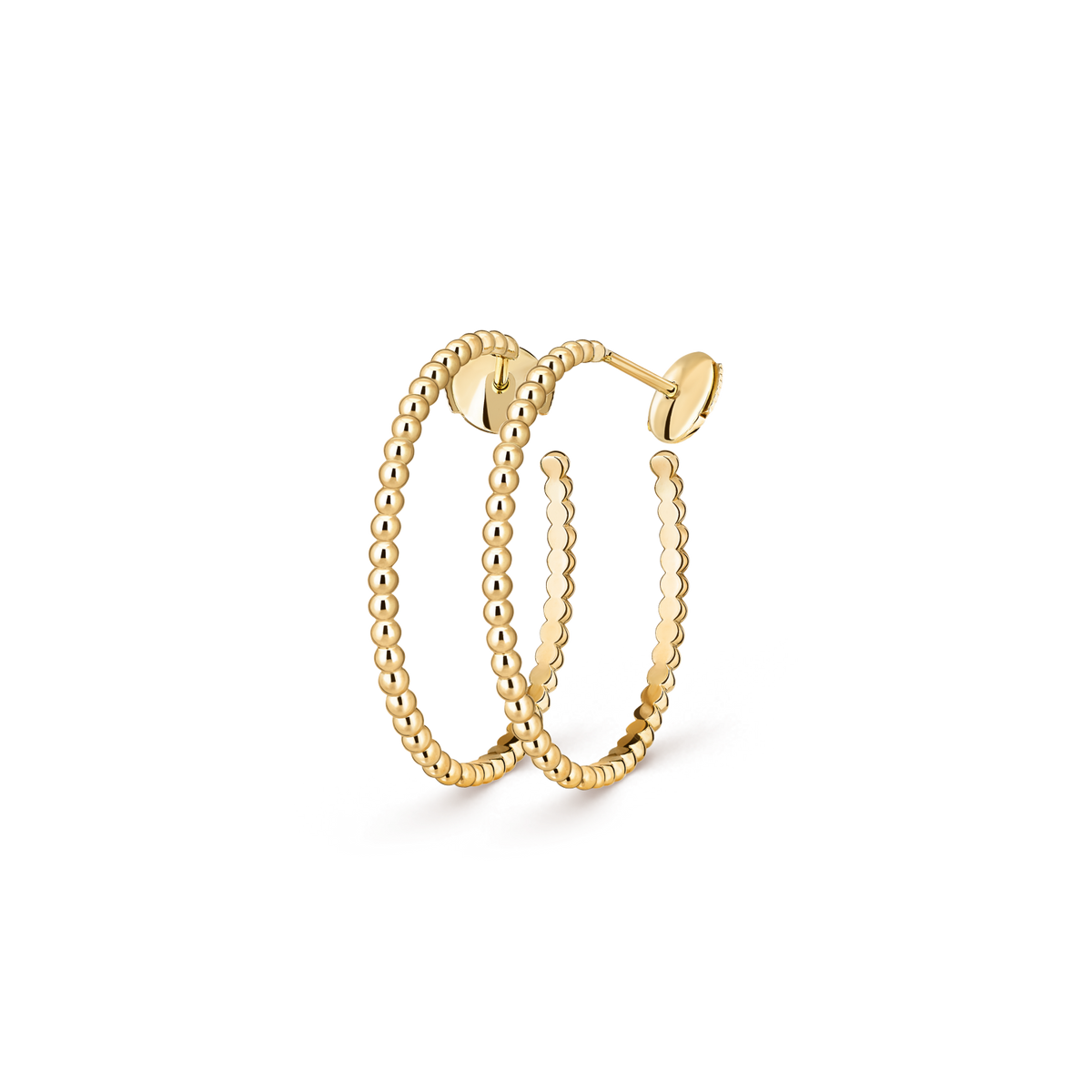 [Cadisa] SMOOTH BEAD STUD EARRINGS