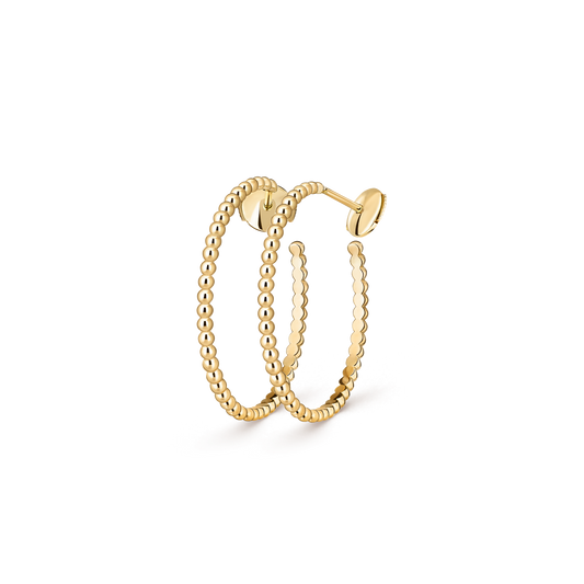 [Cadisa] SMOOTH BEAD STUD EARRINGS