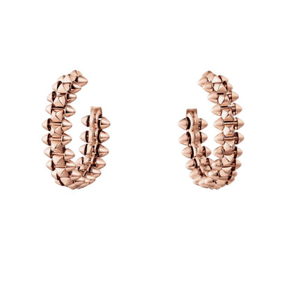[Cadisa] CLASH SMALL HOOP EARRINGS