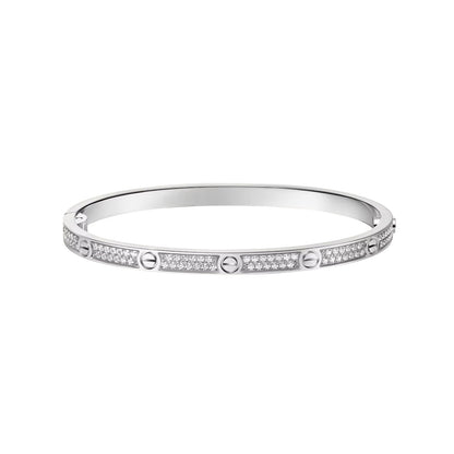 [Cadisa] LOVE BRACELET 3.65MM DIAMOND-PAVED