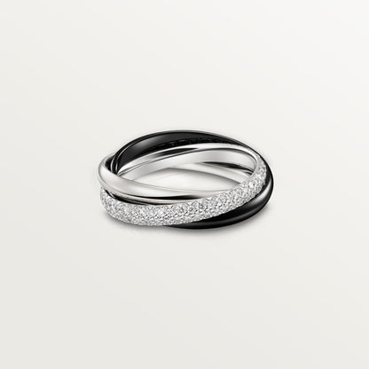 [Cadisa] TRINITY 3.2MM RING BLACK CERAMIC