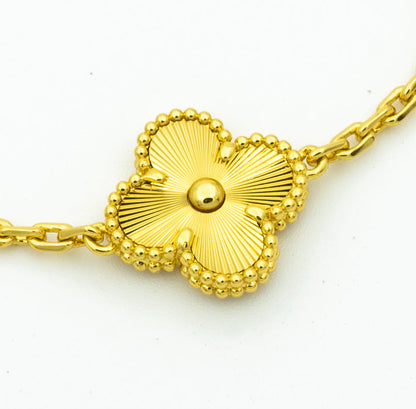 [Cadisa] CLOVER 5 MOTIF LASER BRACELET COLLECTION