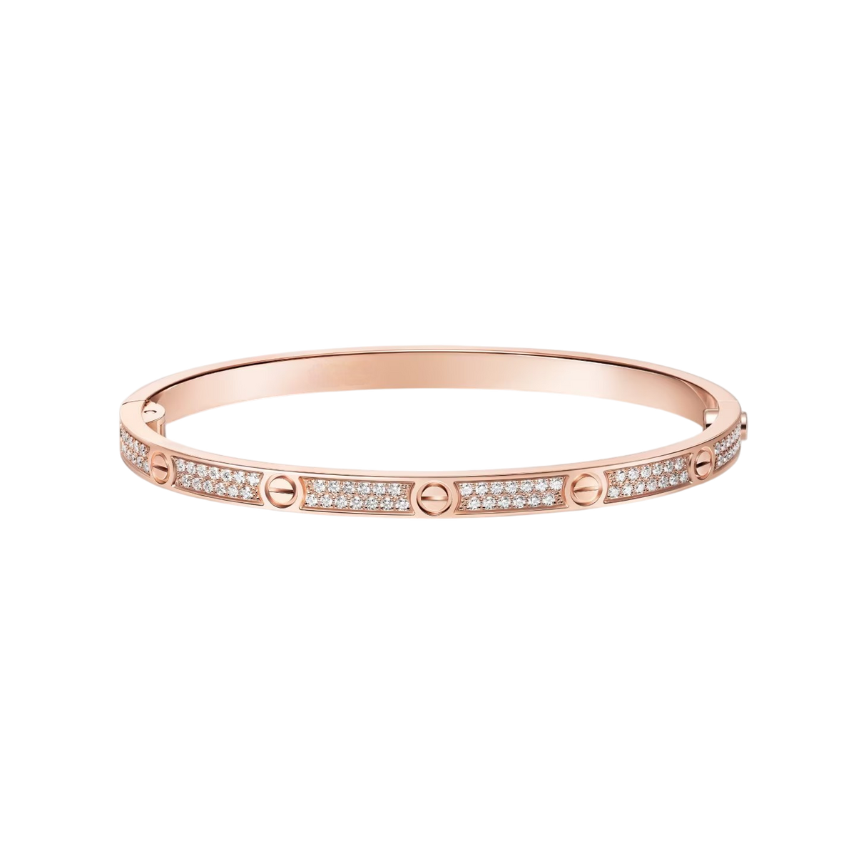 [Cadisa] LOVE BRACELET 3.65MM DIAMOND-PAVED