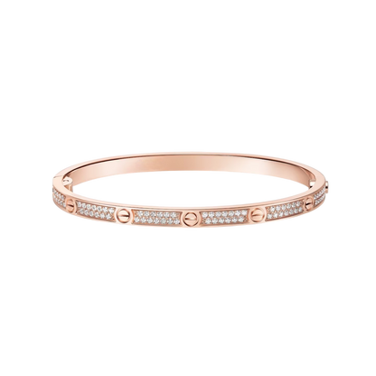 [Cadisa] LOVE BRACELET 3.65MM DIAMOND-PAVED