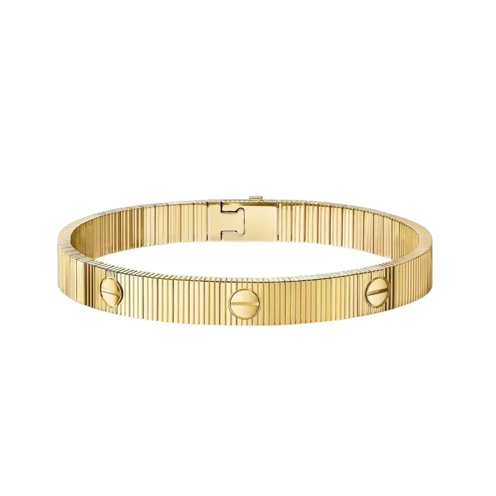 [Cadisa]Clover Lucky Spring & Love & Juste Garden 3-Piece  Bracelet Stack Set