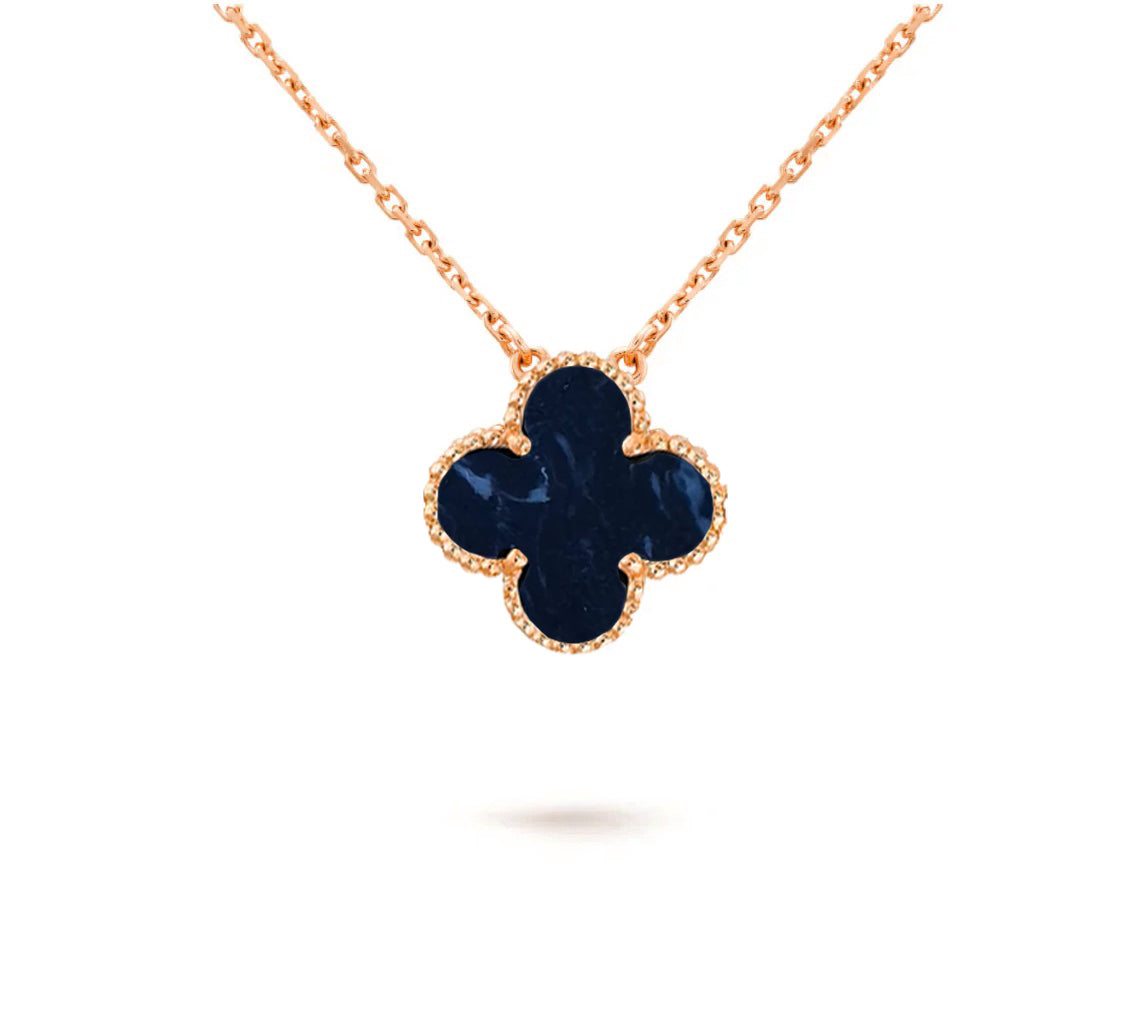 [Cadisa]CLOVER 15MM SINGLE FLOWER NECKLACE COLLECTION