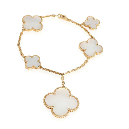 [Cadisa]MAGIC CLOVER MOP GOLD BRACELET 5 MOTIFS