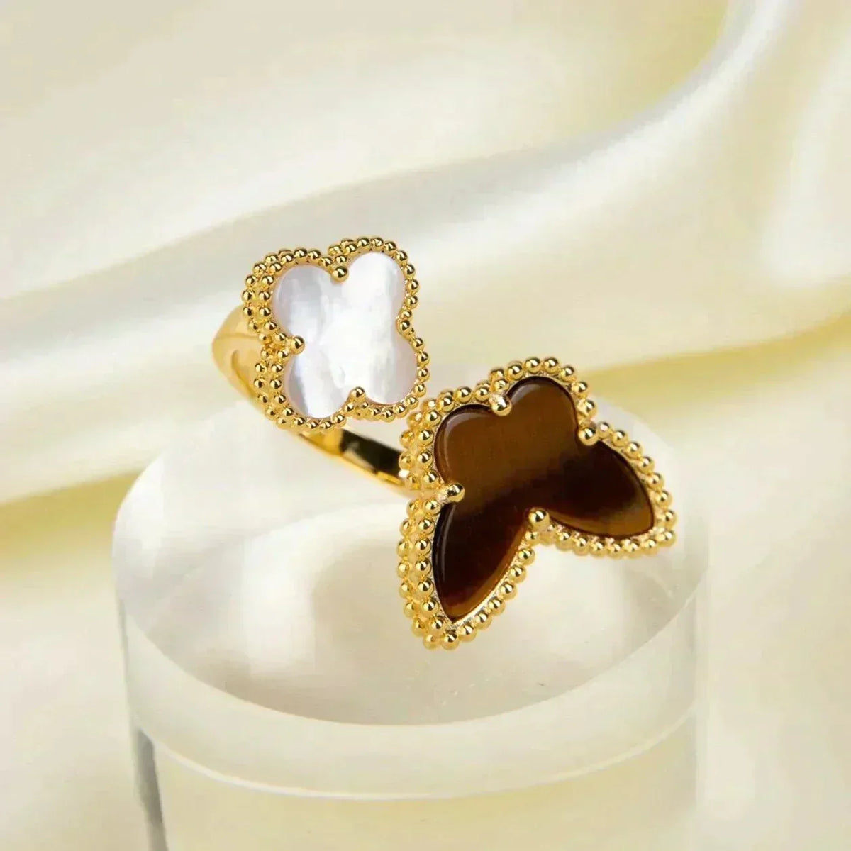 [Cadisa]LUCKY BETWEEN THE FINGER RING