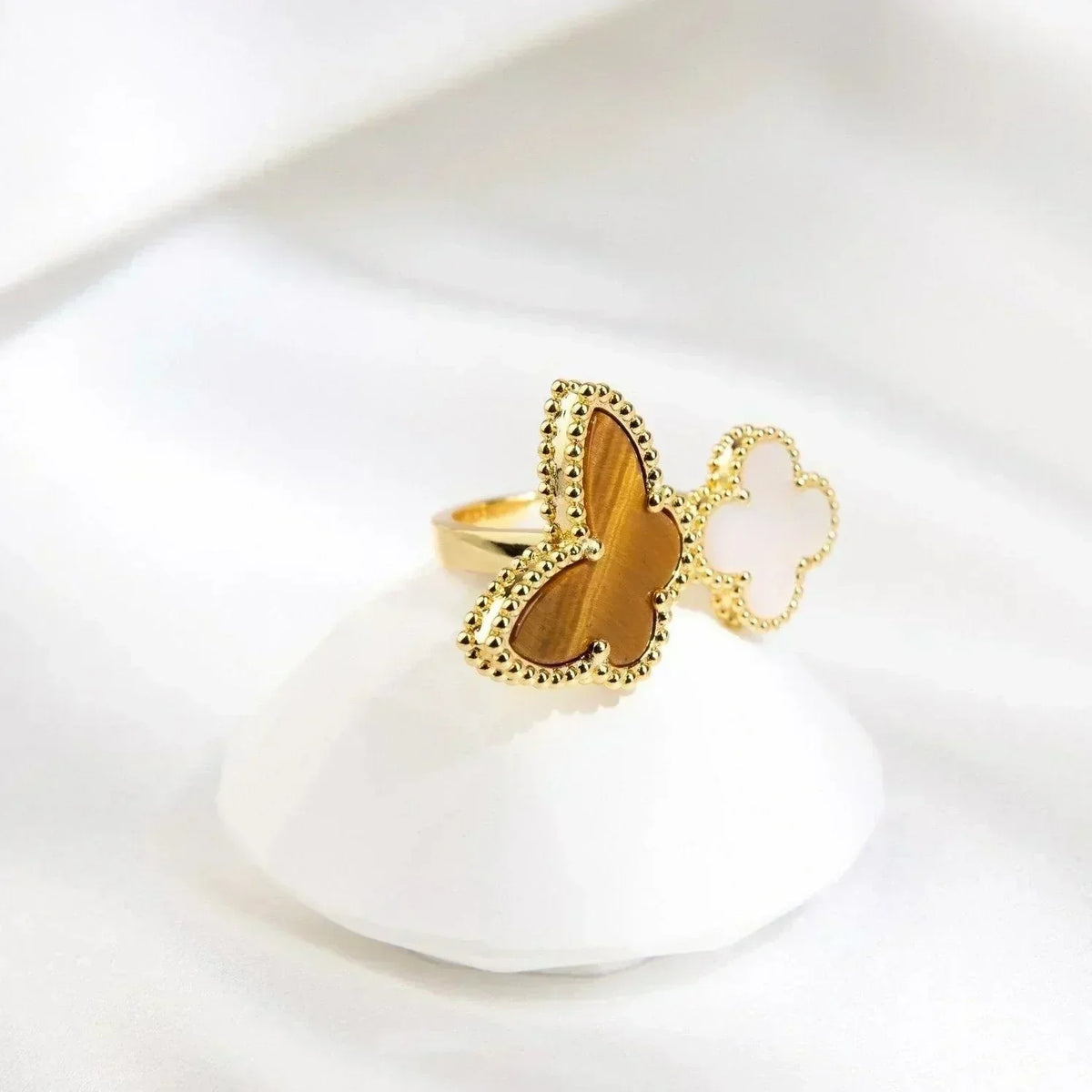 [Cadisa]LUCKY BETWEEN THE FINGER RING