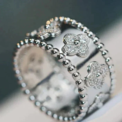 [Cadisa]CLOVER KALEIDOSCOPE RING 10MM