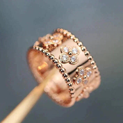 [Cadisa]CLOVER KALEIDOSCOPE RING 10MM