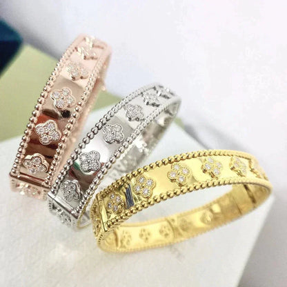 [Cadisa]CLOVER BRACELET 8MM DIAMONDS