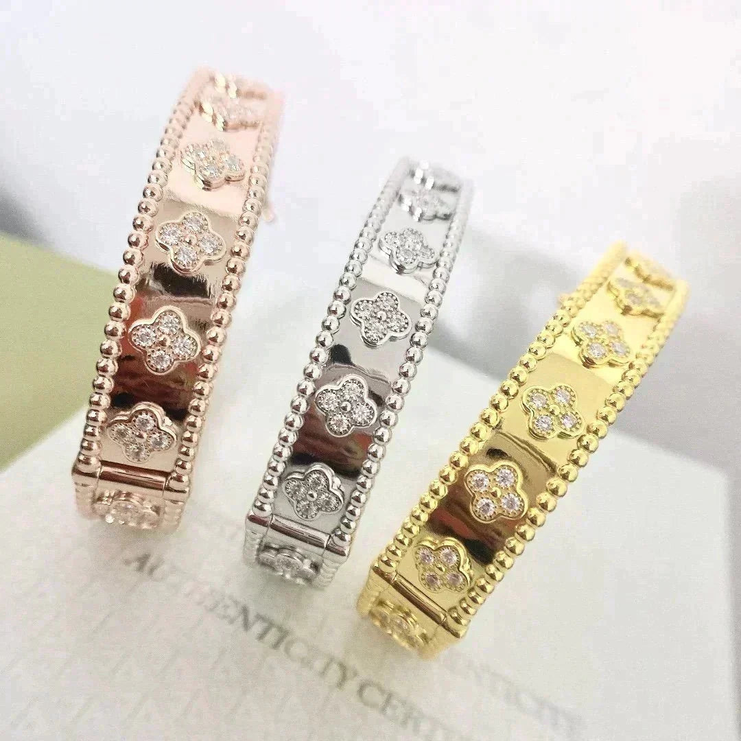 [Cadisa]CLOVER BRACELET 8MM DIAMONDS