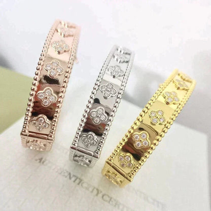 [Cadisa]CLOVER BRACELET 8MM DIAMONDS