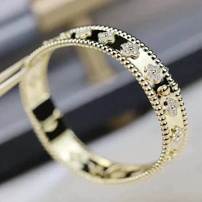 [Cadisa]CLOVER BRACELET 8MM DIAMONDS