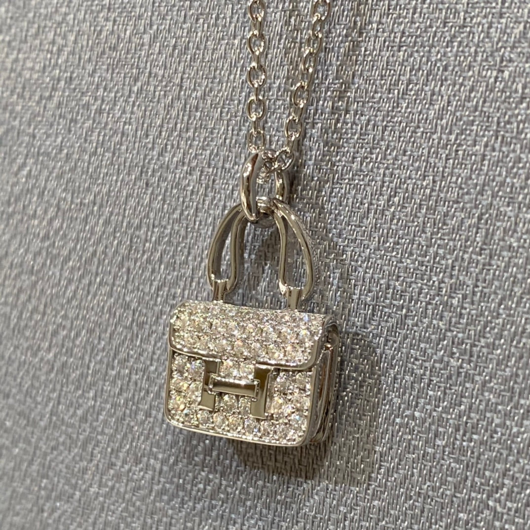 [Cadisa]CONSTANCE PEDANT DIAMOND NECKLACE