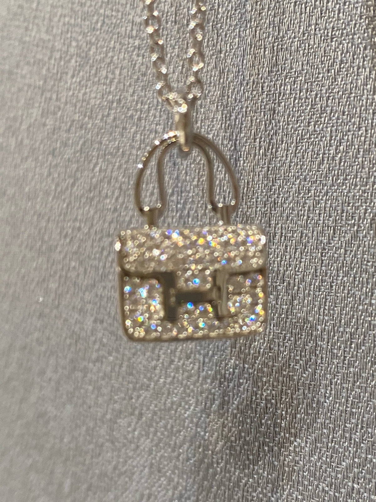 [Cadisa]CONSTANCE PEDANT DIAMOND NECKLACE