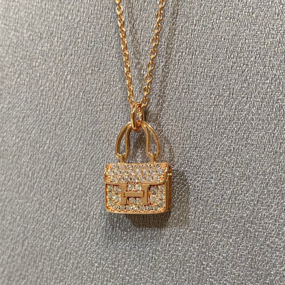 [Cadisa]CONSTANCE PEDANT DIAMOND NECKLACE