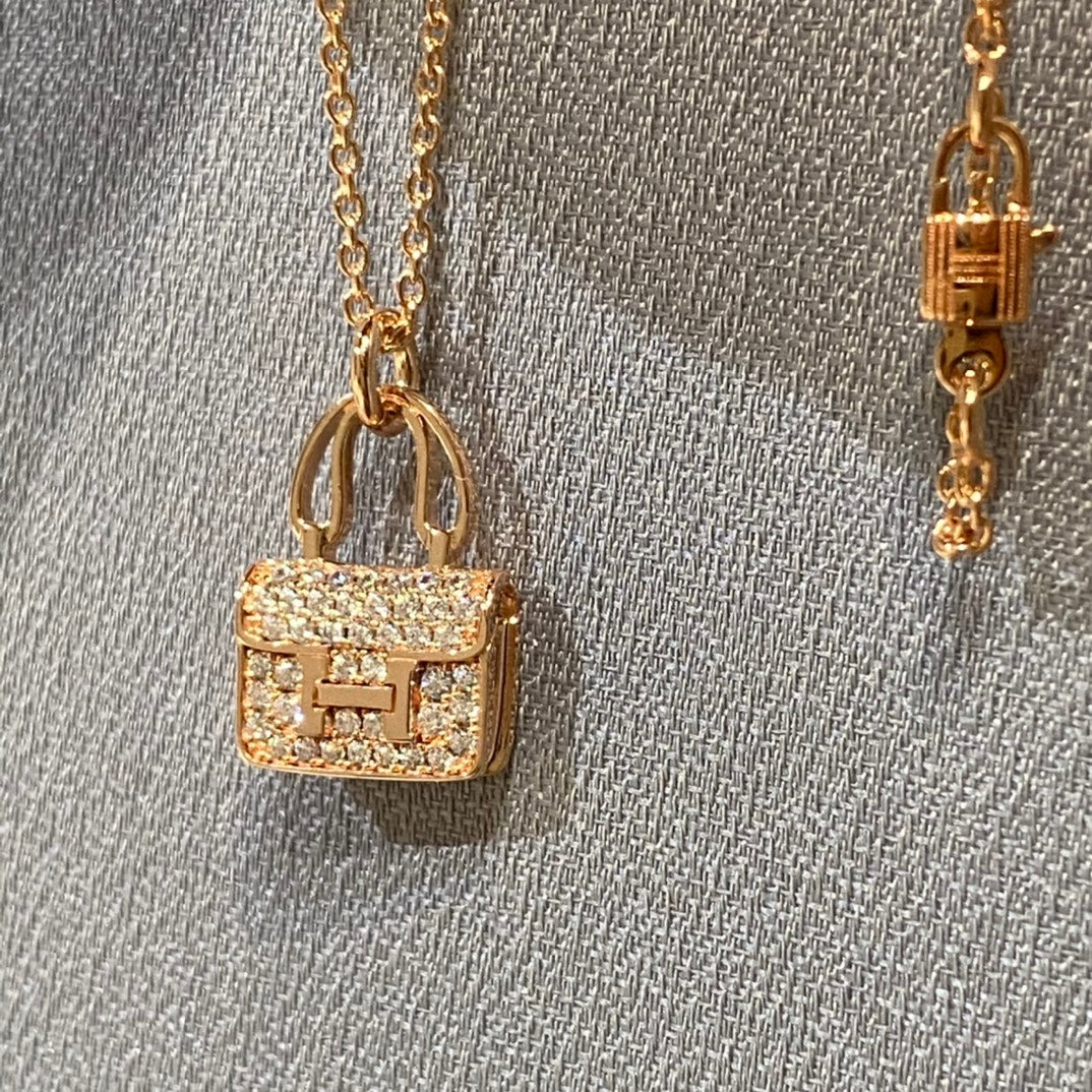[Cadisa]CONSTANCE PEDANT DIAMOND NECKLACE