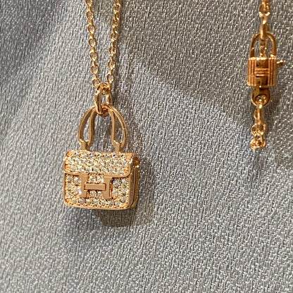[Cadisa]CONSTANCE PEDANT DIAMOND NECKLACE
